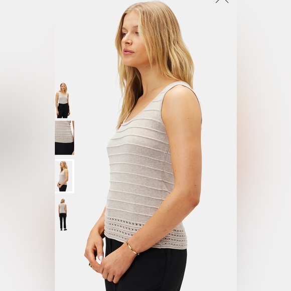 Amour Vert Sweaters - NWT Amour Vert Yvonne Tank, Medium, Oatmeal color